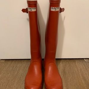 VINTAGE Red Hunter Boots | sz 9